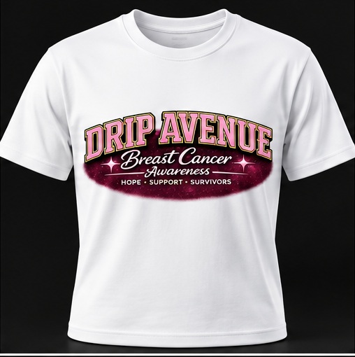 Awareness Lettering Tee in Black, view 2