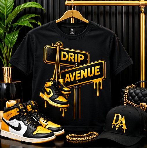 Halloween Street-Sign Tee in Black, view 3
