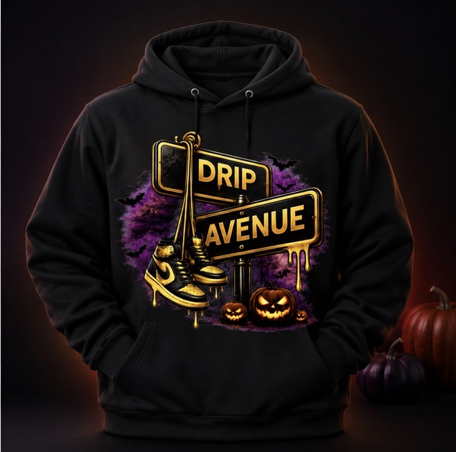 Halloween Street-Sign Hoodie