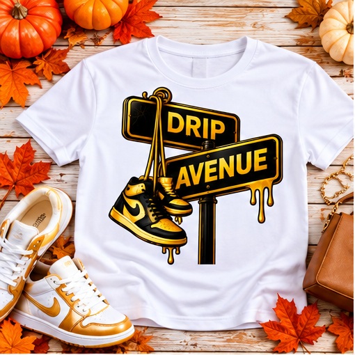 Halloween Street-Sign Tee in Black, view 4