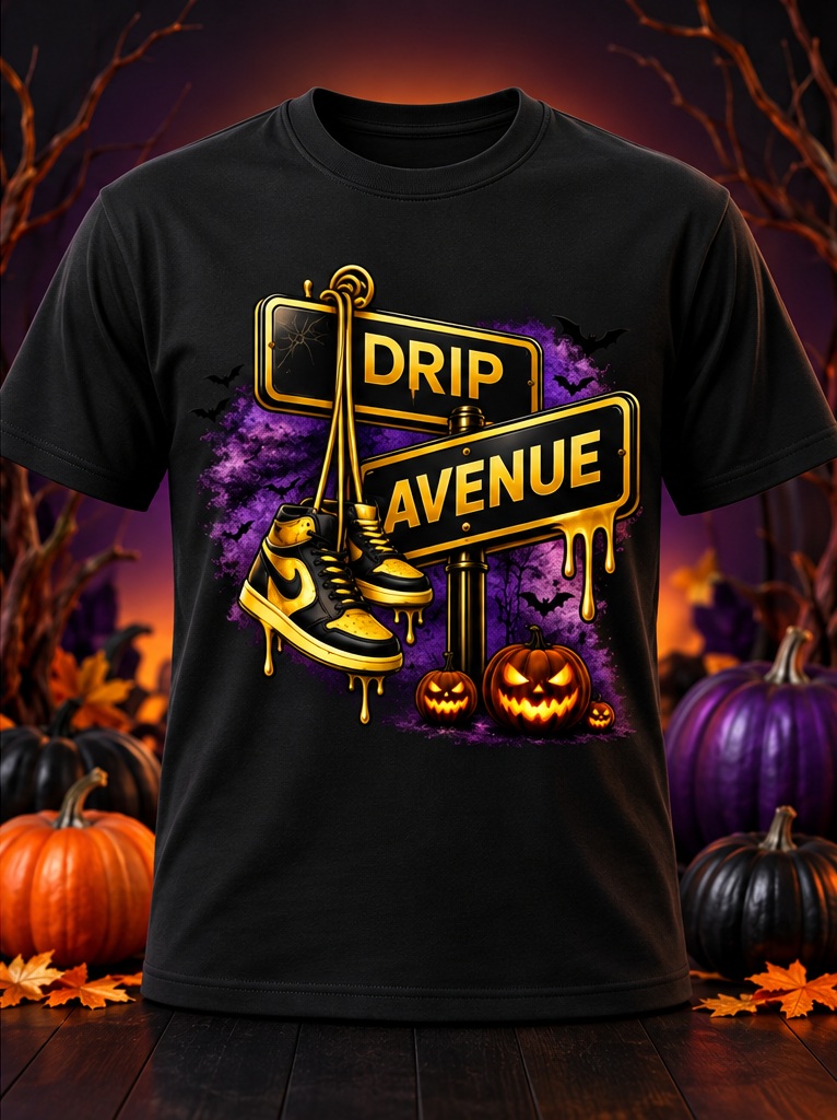 Halloween Street-Sign Tee