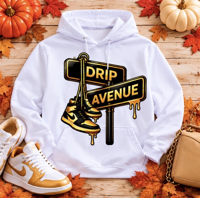 Signature Street-Sign Hoodie in Black, view 2
